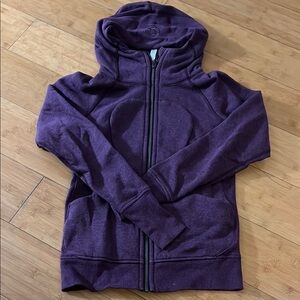 Purple scuba Zip-Up Hoodie